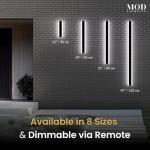 Waterproof LED Outdoor Wall Light with Remote