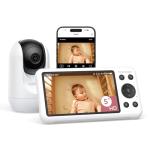Momcozy Smart WiFi Baby Monitor with 5" Screen