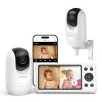 Momcozy BM04 WiFi Baby Monitor with Dual Cameras