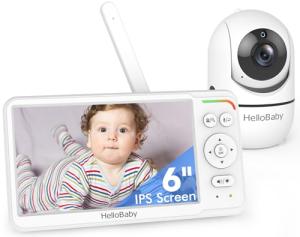 HelloBaby 6" Baby Monitor with Night Vision