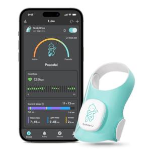 Smart Baby Monitor Sock - Track Heart Rate & Sleep