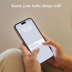 Smart Baby Monitor Sock - Track Heart Rate & Sleep