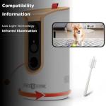 2K Pet Camera with Treat Dispenser and 360° View