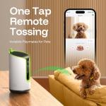 TKENPRO 5MP HD Pet Camera with Treat Dispenser