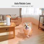 2K Pet Camera with Treat Dispenser and 360° View