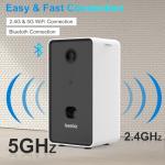 Iseebiz Pet Camera with Treat Dispenser & 2-Way Audio