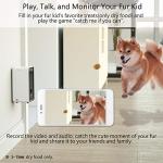 Iseebiz Pet Camera with Treat Dispenser & 2-Way Audio