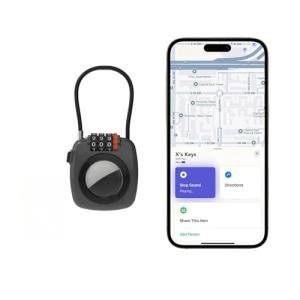 Smart Tracker Padlock Compatible with Apple Find My