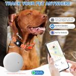 Smart Pet Tracker Collar with Apple AirTag Compatibility