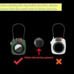 Smart Tracker Padlock Compatible with Apple Find My