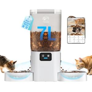 Automatic Cat Feeder with HD Cameras and WiFi