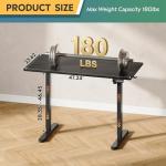 DEVAISE 48 Inch Electric Standing Desk with Touchscreen