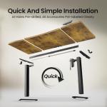 Veken 63" Electric Standing Desk for Home Office