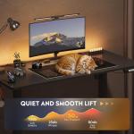 DEVAISE 48 Inch Electric Standing Desk with Touchscreen