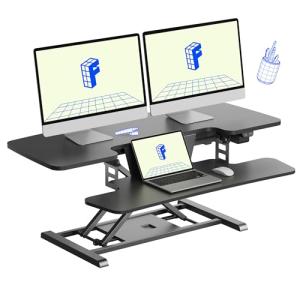 FLEXISPOT 42" Height Adjustable Electric Desk Riser