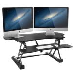 Electric Standing Desk Converter for Dual Monitors