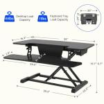 FLEXISPOT 36" Electric Standing Desk Converter