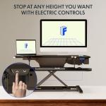 FLEXISPOT 35" Motorized Standing Desk Converter