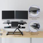 FLEXISPOT 40" Electric Adjustable Standing Desk Converter