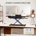 FLEXISPOT 42" Height Adjustable Electric Desk Riser