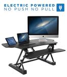 Electric Standing Desk Converter for Dual Monitors