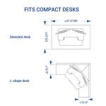 FLEXISPOT 36" Electric Standing Desk Converter