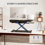 FLEXISPOT 35" Motorized Standing Desk Converter