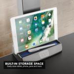 Motorized Sit-Stand Desk Riser with Monitor Mount