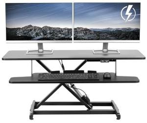 VIVO 42 inch Electric Height Adjustable Desk Riser