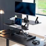 VIVO 42 inch Electric Height Adjustable Desk Riser