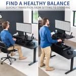 VIVO 42 inch Electric Height Adjustable Desk Riser