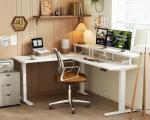 AODK 59-Inch Adjustable L-Shaped Standing Desk