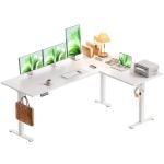 63-Inch Adjustable Electric L-Shaped Standing Desk