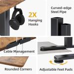 Adjustable Height Electric Standing Desk, 24x48 Inches