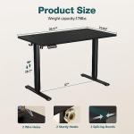 Smug 40-Inch Electric Adjustable Height Standing Desk