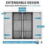 Expandable Desk Drawer Organizer with Adjustable Compartments