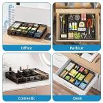 Expandable Desk Drawer Organizer with Adjustable Compartments