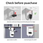 Suptek Wall Outlet Shelf with Cable Management