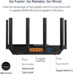TP-Link AXE5400 Tri-Band WiFi 6E Router