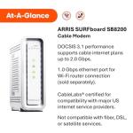 ARRIS SURFboard SB8200 DOCSIS 3.1 Cable Modem