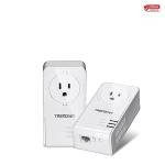 TRENDnet 1300Mbps Powerline Adapter Kit with Outlet