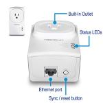 TRENDnet Powerline 500 AV Adapter Kit, 2-Pack