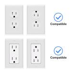 Suptek Wall Outlet Shelf with Cable Management