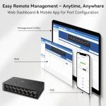 8-Port Gigabit Smart Managed Ethernet Switch