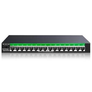 STEAMEMO 16-Port Smart Managed Ethernet Switch