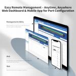 STEAMEMO 16-Port Smart Managed Ethernet Switch