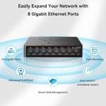 8-Port Gigabit Smart Managed Ethernet Switch