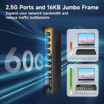 keepLiNK 8-Port Smart 2.5G Ethernet Switch