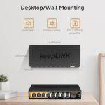 keepLiNK 8-Port Smart 2.5G Ethernet Switch