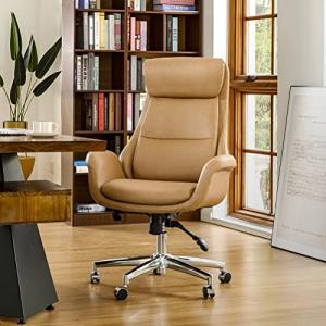 Comfortable Ergonomic High Back Office Chair in Camel